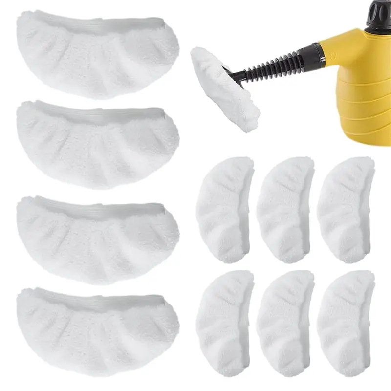 ABVI-30 PCS Steam Cleaner Accessories,Universal Reusable Steam Mop Pads, Steam Shot Attachments Handheld Steam Cleaner