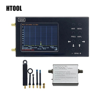 HTOOL SA6 Spectrum Analyzer 6GHz Signal Generator 3.2 inch Touch Screen Portable 35-6200 MHz RF Input PC Control Battery