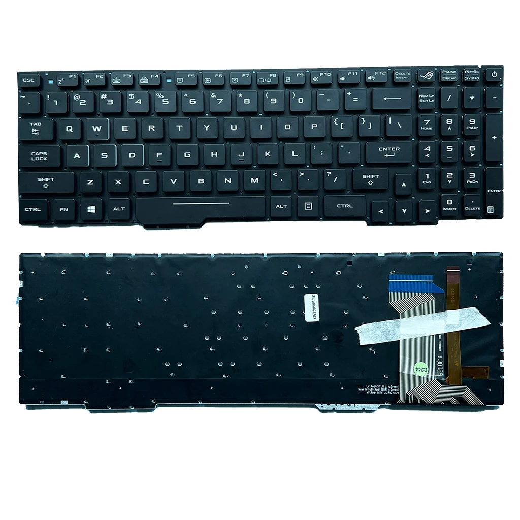 

New RGB Red Backlit US Keyboard For Asus GL553 GL553V GL553VW ZX53V ZX73 FX553VD FX53VD FX753VD FZ53V GL753 GL753V GL753VD