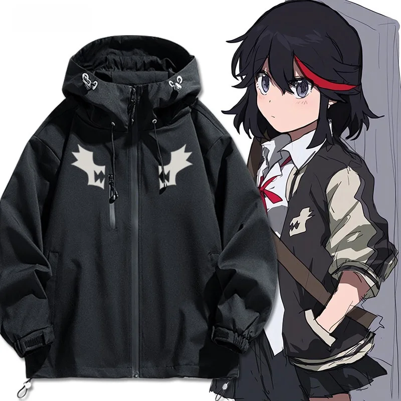 

Casual Sle Men's Jaet with Hood Anti-Wind Polyester Fiber Long Sve Regular Fit Youth Spring Autumn Outerwear Coat