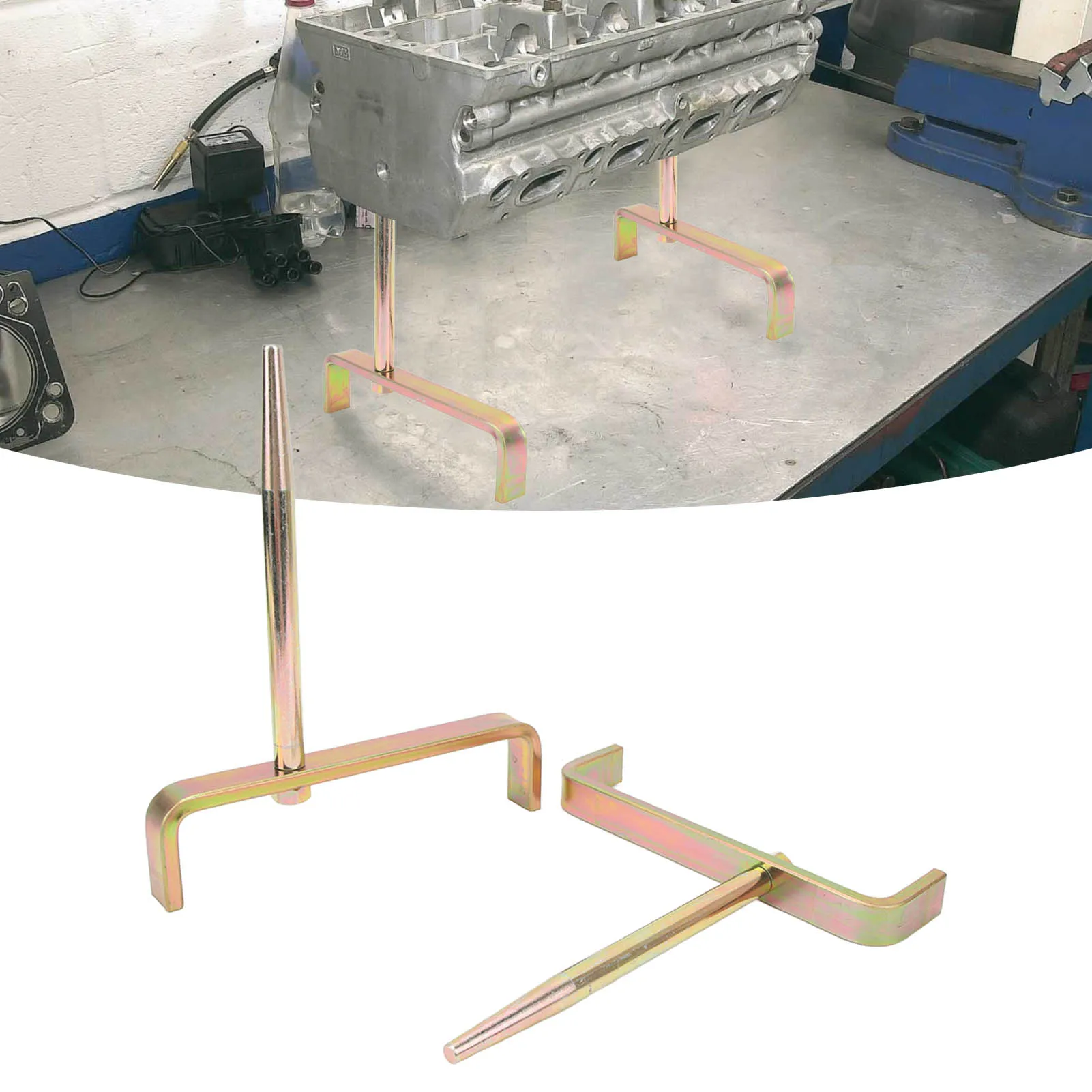 

Держатель подставки для головки блока цилиндров, инструмент, рабочая подставка для головки блока цилиндров, набор с защитой от трещин, прочная, высокая твердость для обслуживания цилиндрического двигателя