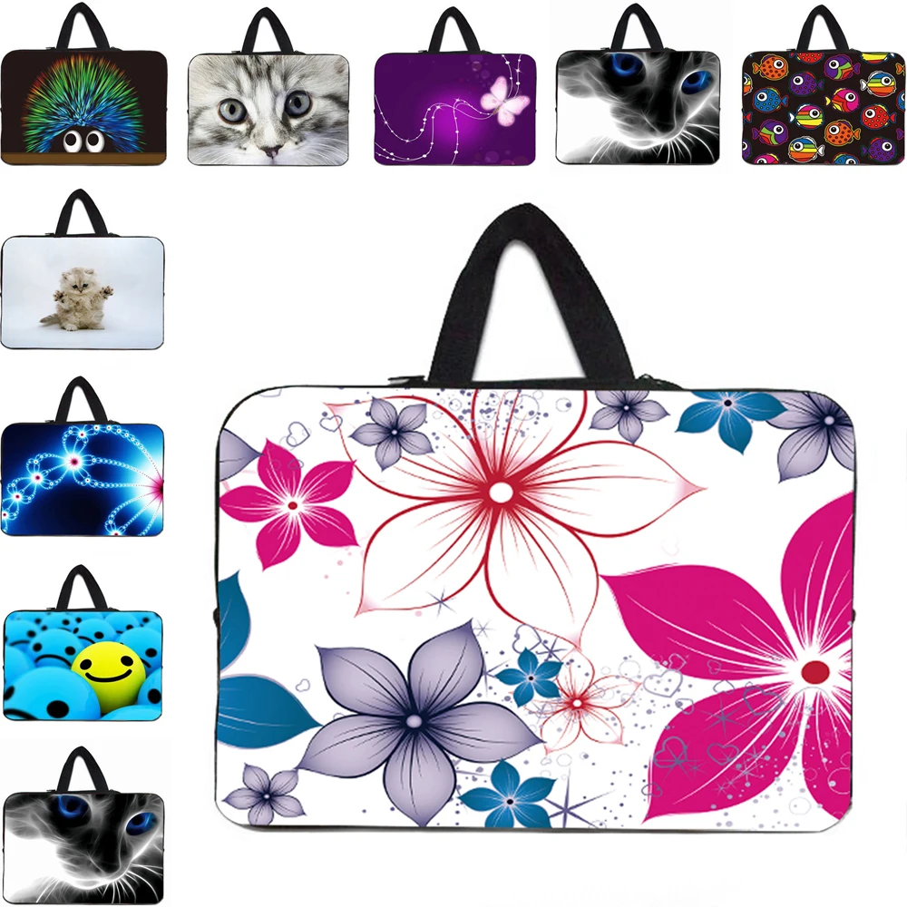 

Notebook Neoprene Handle Bag Laptop Sleeve Case For Macbook Air 11 12 13 13.6 M4 M3 M2 iPad Pro 11 Tablet Bag Computer Handbag