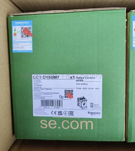 Nuevo Contactor LC1D150M7, bobina 220V