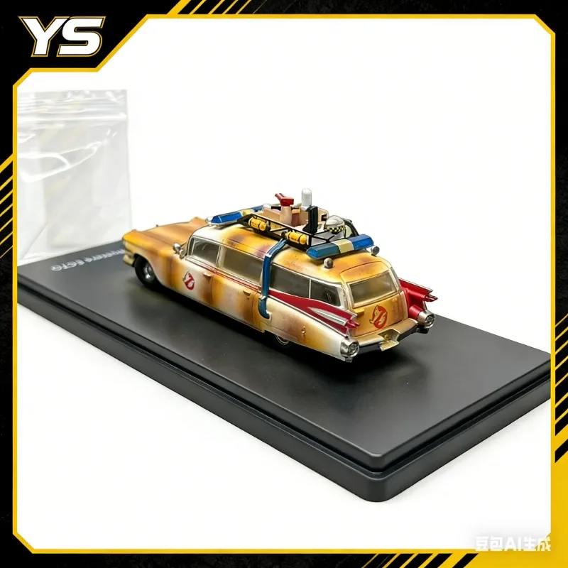 

YS 1:64 Коллекционная модель автомобиля ECTO-1 из серии «Отряд охотников на призраков» для взрослых