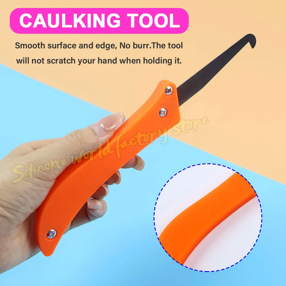 Silicone World Foldable Gap Hook Knife Tile Repair Tool Old Mortar Cleaning Dust Removal Hand Tools for Floor Wall Seam Cement - Image 3