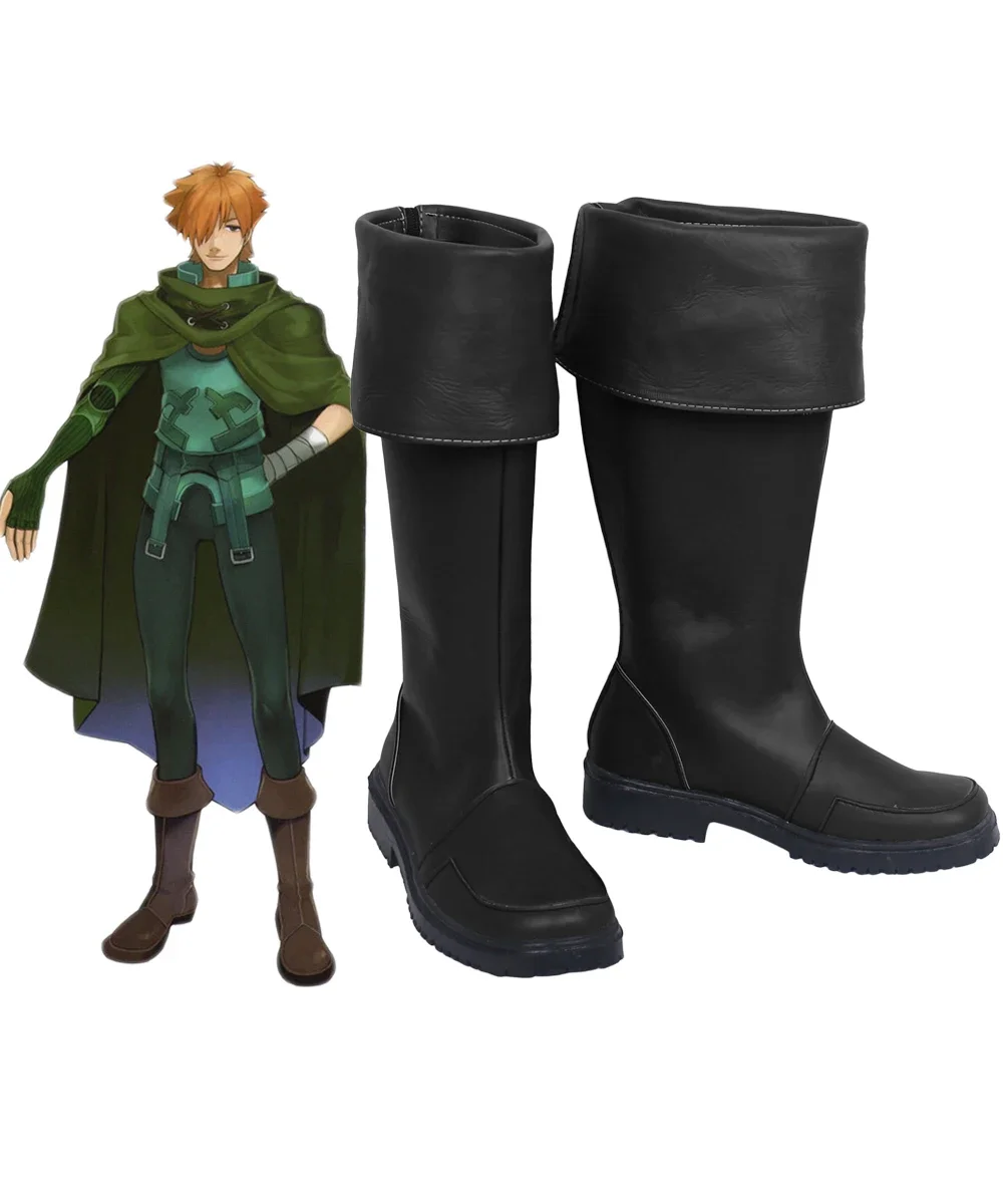 Fate Grand Order Robin Hood Cosplay Boots Black Archer Shoes Custom Made