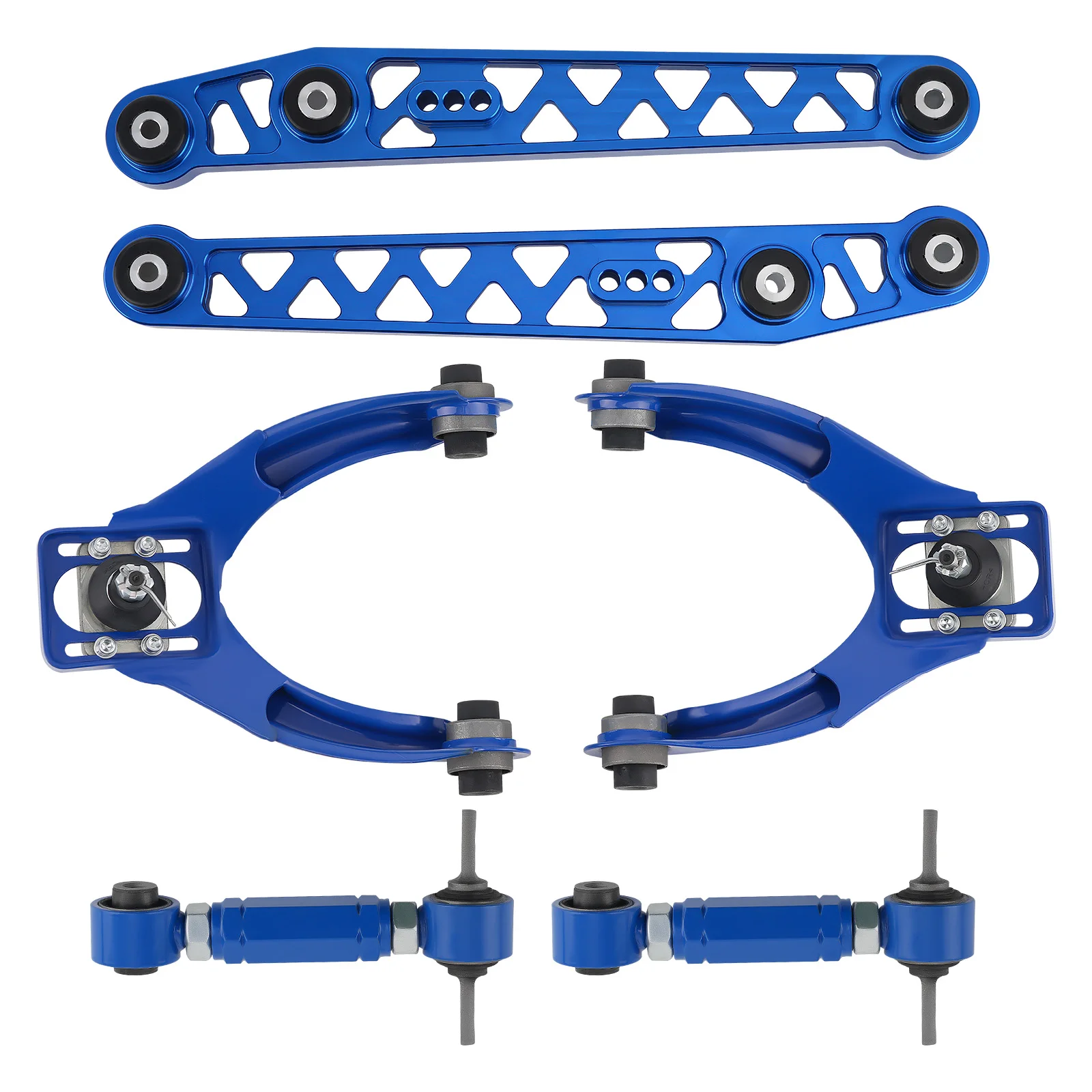Adjustable Front Rear Upper Lower Control Arms And Camber Kit For Honda Civic 1996-2000 EK3/EK4/EK5/EJ6/EJ7/EJ8/EJ9/EM1 view 3