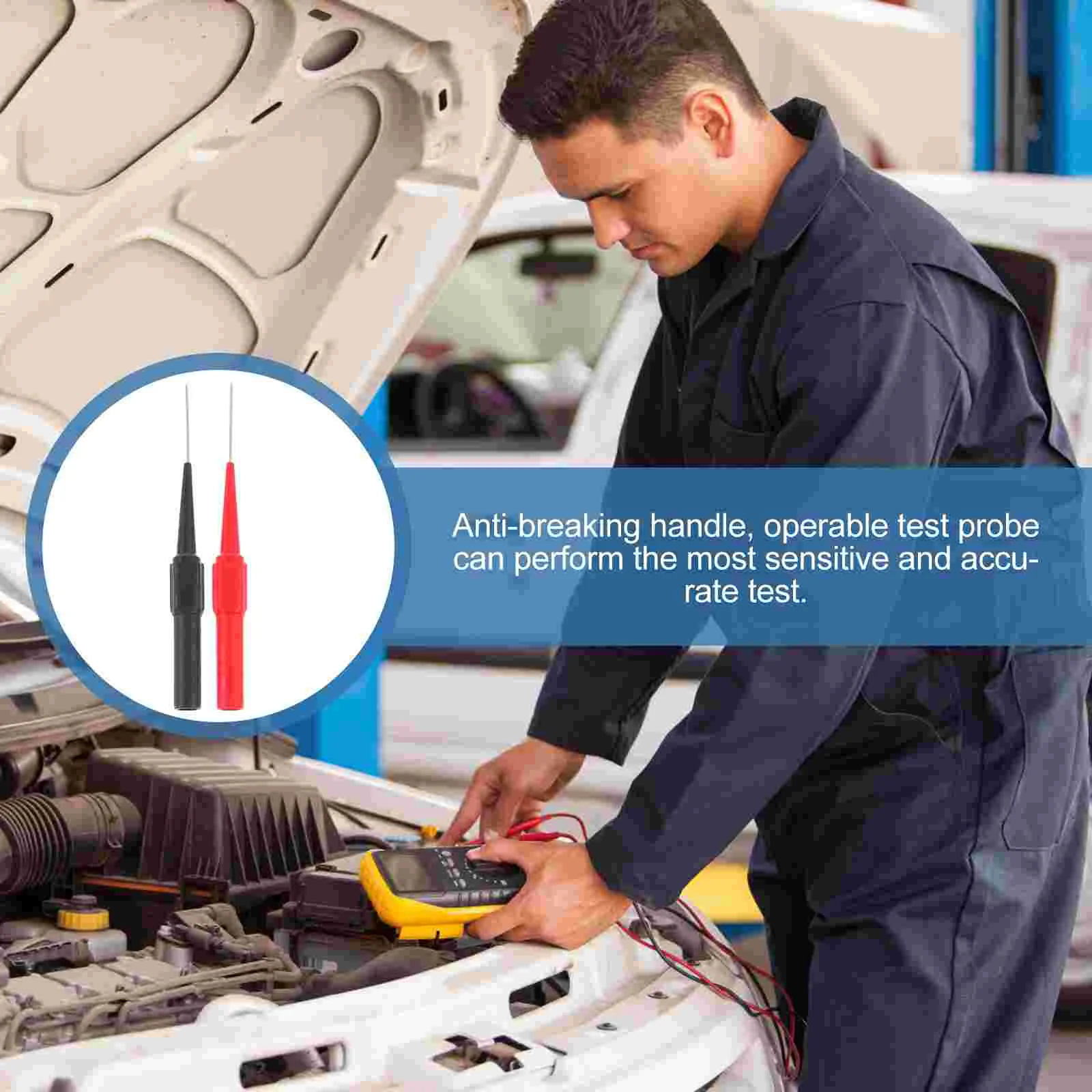 6 Pcs Small Diffuser Test Probe Succulent Back Kit for Multimeter Operate Stainless Steel Machine