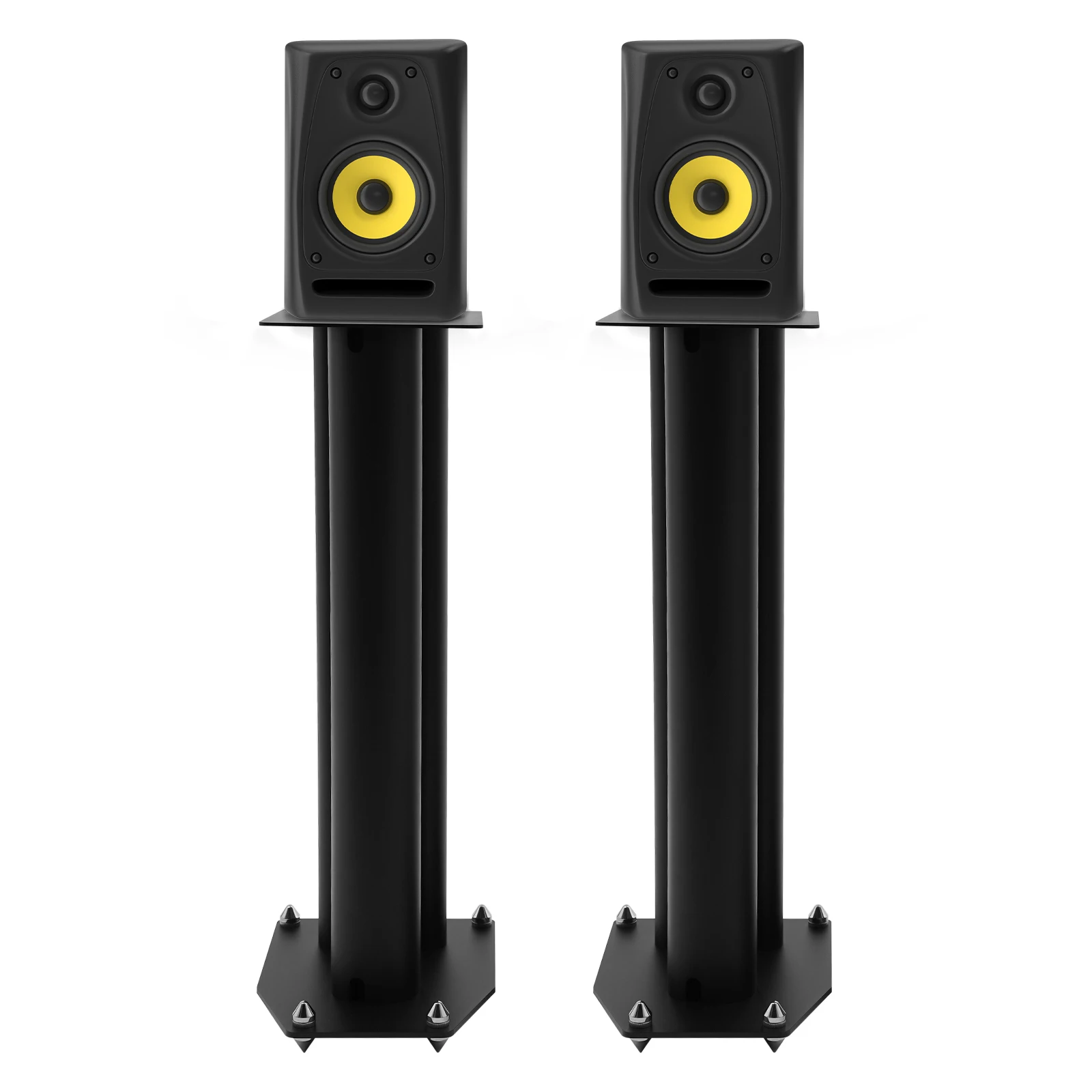 60 cm Lautsprecherständer Boden Paar Lautsprecherständer für Haushalt Bücherregal Lautsprecher Surround Sound Monitor Halterung