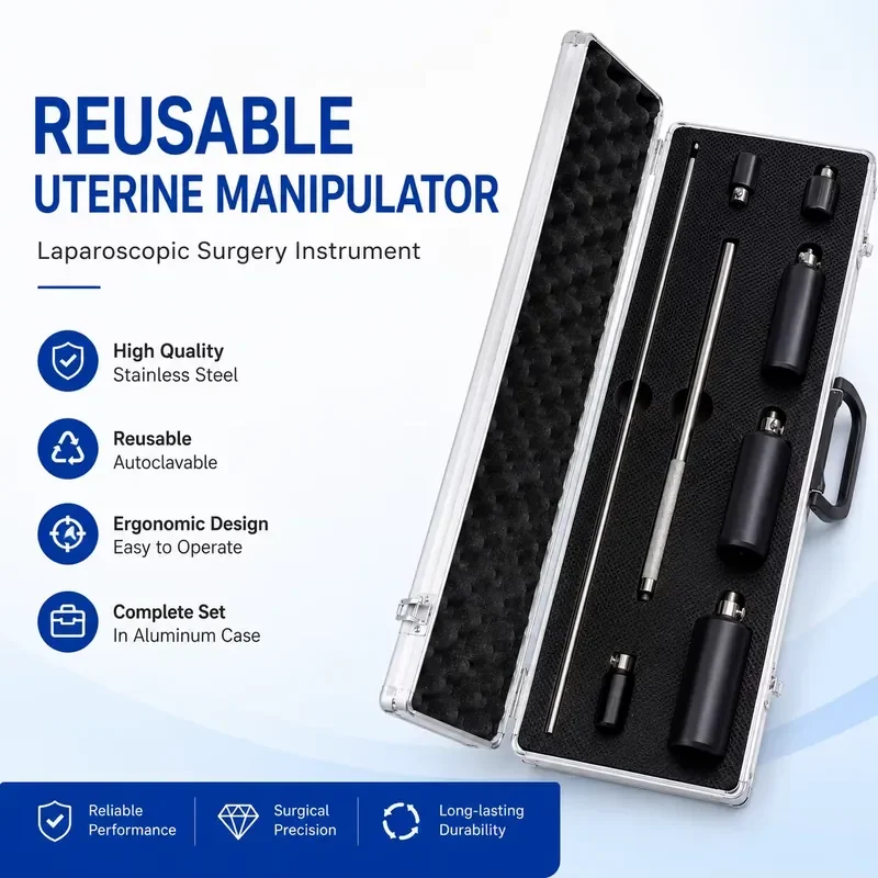 High Quality Reusable Uterine Manipulator Set for Gynecological Surgery