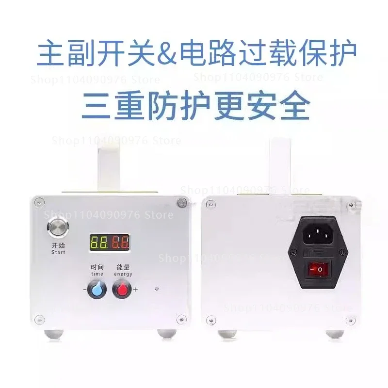 watch repair tool 2-in-1 literal foot welding machine, pad machine, welding foot machine, send 5 carbon heads, solder