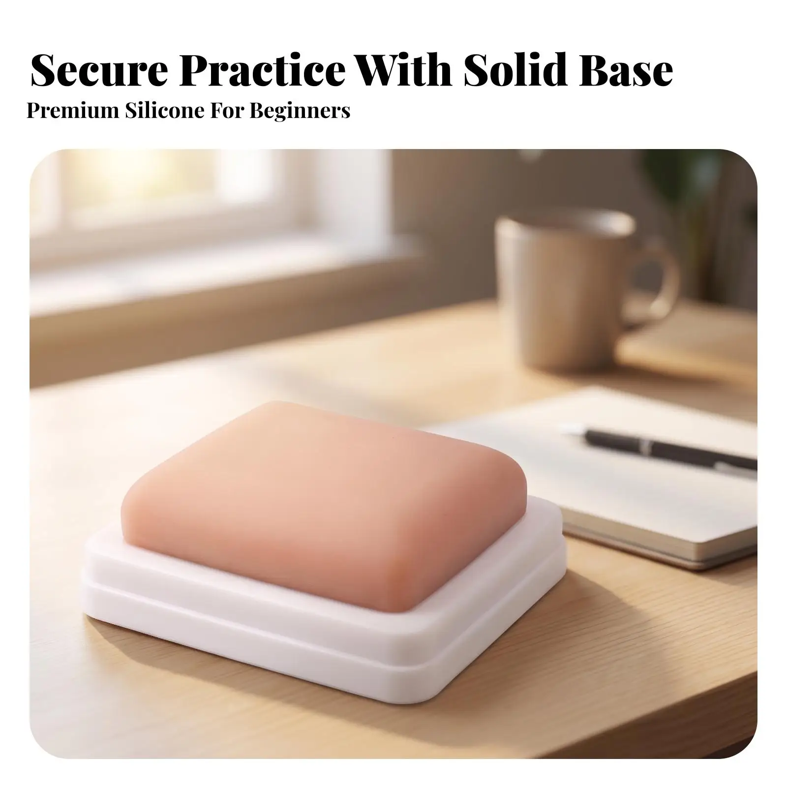 Silicone Acupuncture Training Pad Practice Skin for Needle Insertion Skill Body Shaping Massage Equipment for Students