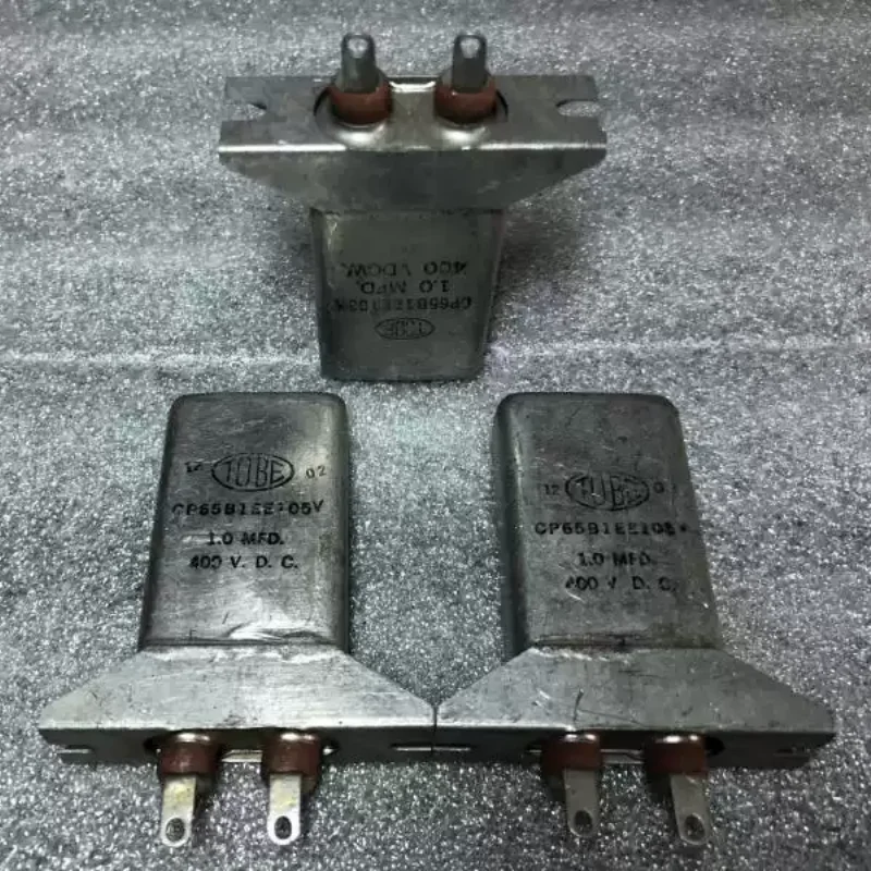 

Антикварный американский TOBE CP65B1EE105V 400V 1UF Высоковольтный конденсатор с вакуумной трубкой, масляный конденсатор
