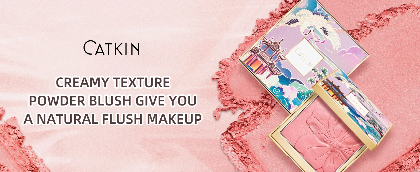 CATKIN Eternal Love Rosy Cranes Blush Drunk In Flower Langanhaltendes Natürliches Rouge – Detail 6