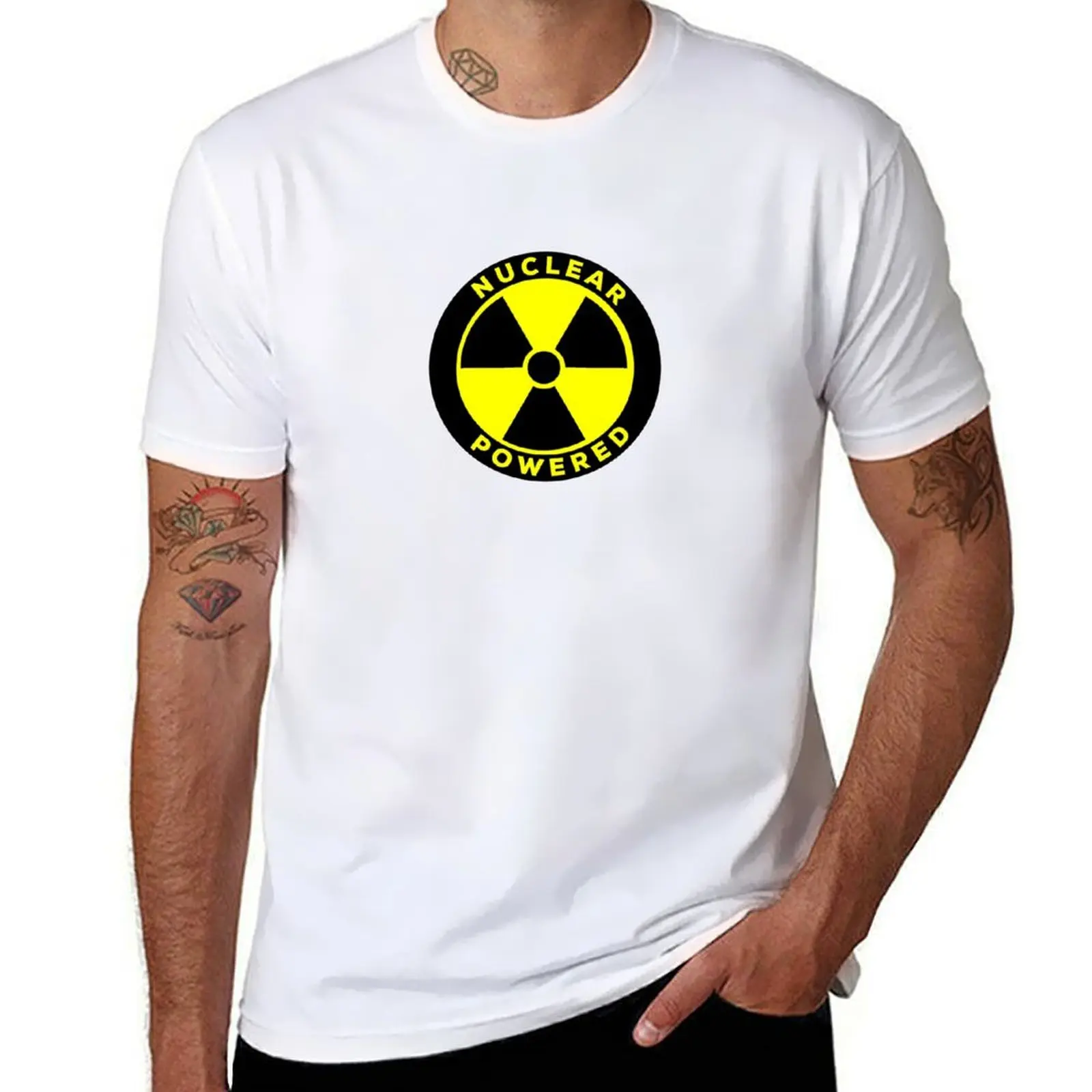 

Nuclear Powered T-Shirt t shirt man designer t shirts for man graphic vintage T-Shirt