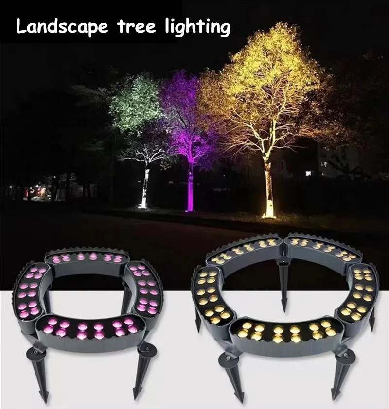 

LED Tree Light City Road Lighting Courtyard Villa Landscape Lights Yard Lawn Lamp Garden Community Outdoor Spotlights Waterproof