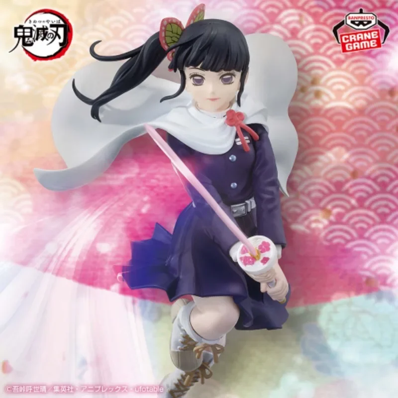 Bandai Demon Slayer Anime Figuras de Ação, Original BANPRESTO Vibração Estrelas, Tsuyuri Kanao e Hashibira Inosuke, Brinquedos Modelo, Em Stock