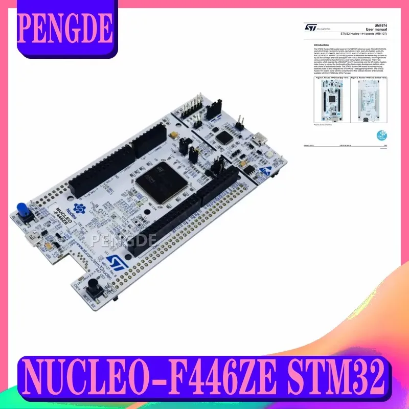 NUCLEO-F446ZE STM32 Nucleo-144 development board with STM32F446ZET6 MCU supports Arduino ST Zio and morpho connectivity