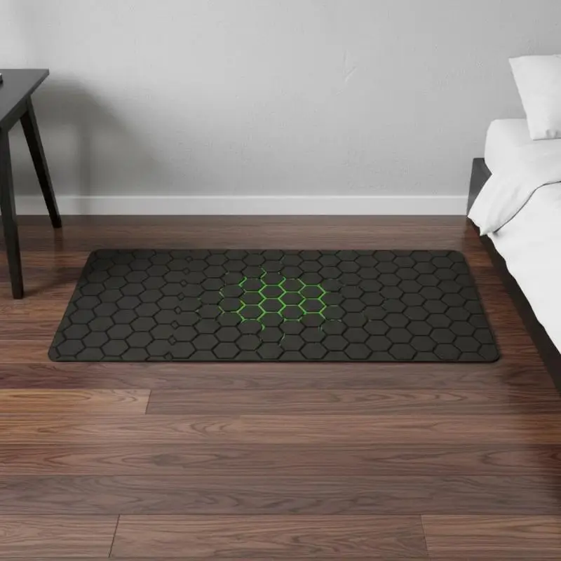 Hexagon Mousepad Smooth Gliding Surface Desk Mat 1PC Perfect for Computer Laptop Gaming Office Work