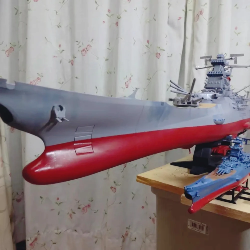 1/210 Space Battle Ship X  Assembly Model 125cm Meticulously Crafted Ships Static Model Ship Toy Ornament