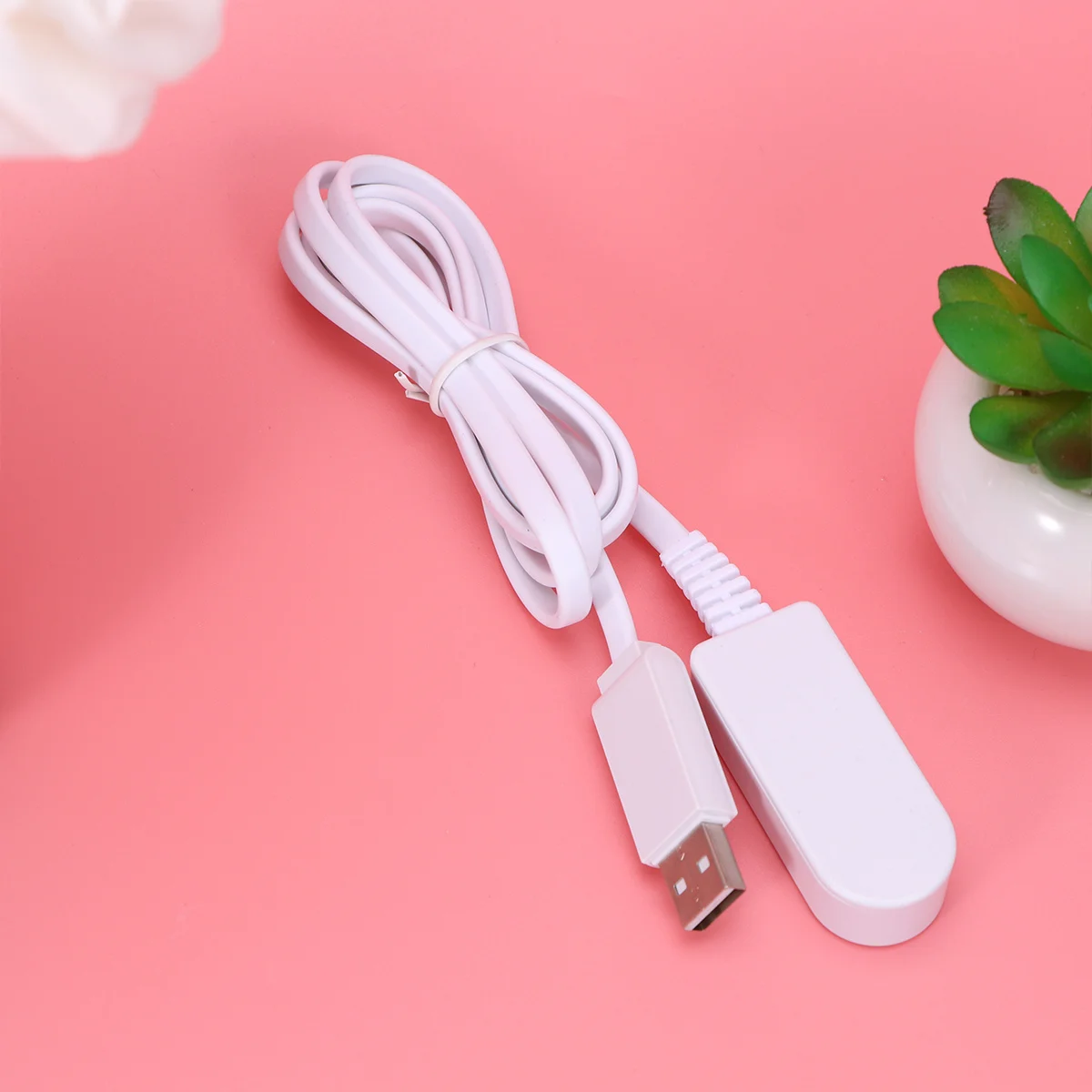 1.2M Multi-Function Usb 3Usb Hub Extension Cable Compact 3A Offline Charging Multi-Port Hub For Desktop Notebook White