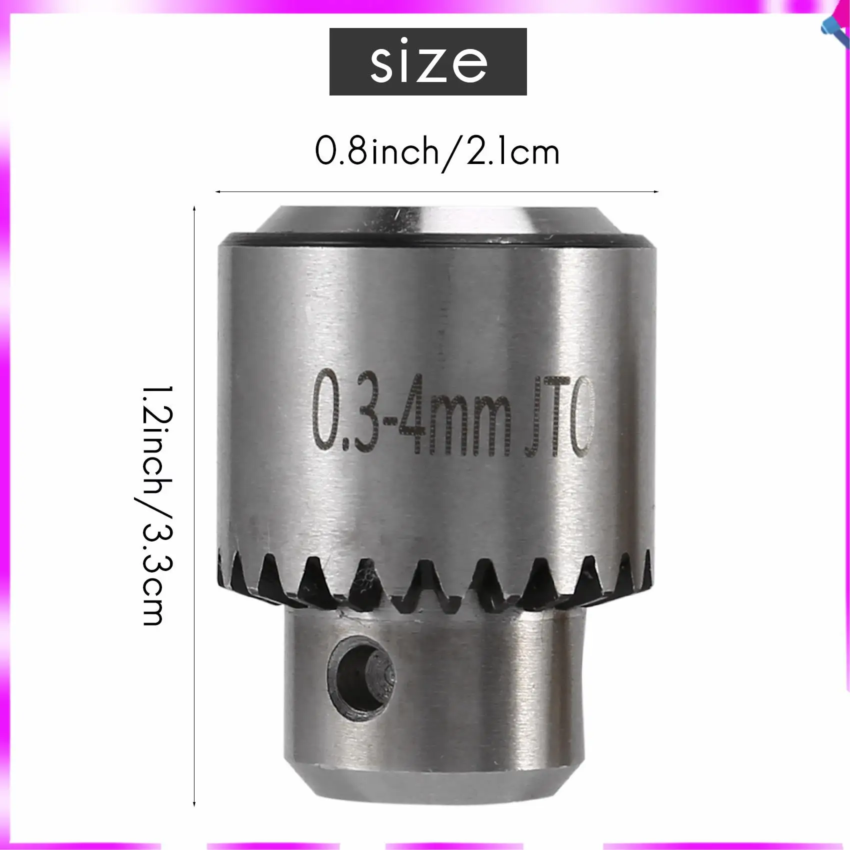 N96R ร้อนไฟฟ้าเจาะมินิเจาะ Chuck Key Keyless เจาะ Chucks 0.3-4 มม.ช่วงความจุ W/ 3.17 มม.เพลาเชื่อมต่อ Rod