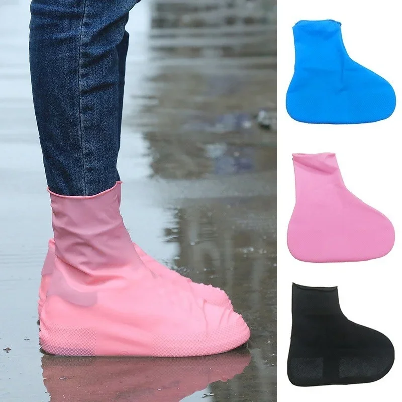 Disposable Latex Wear-resistant Rain Protector Waterproof Boot Overshoes Non Slip Portable Shoe Covers Elastic