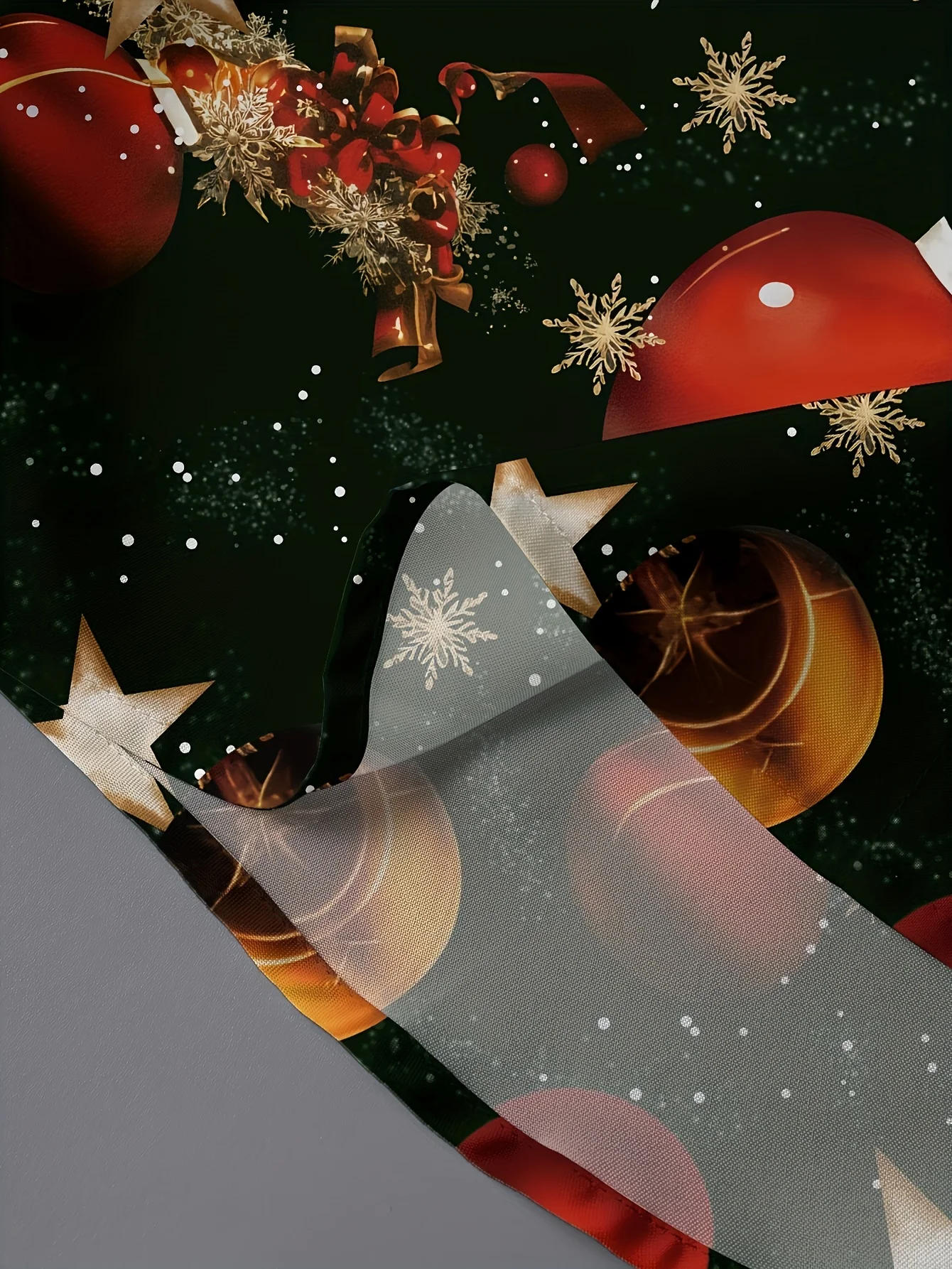 クリスマススタイルプリントメンズカジュアルチェック柄長袖シャツ