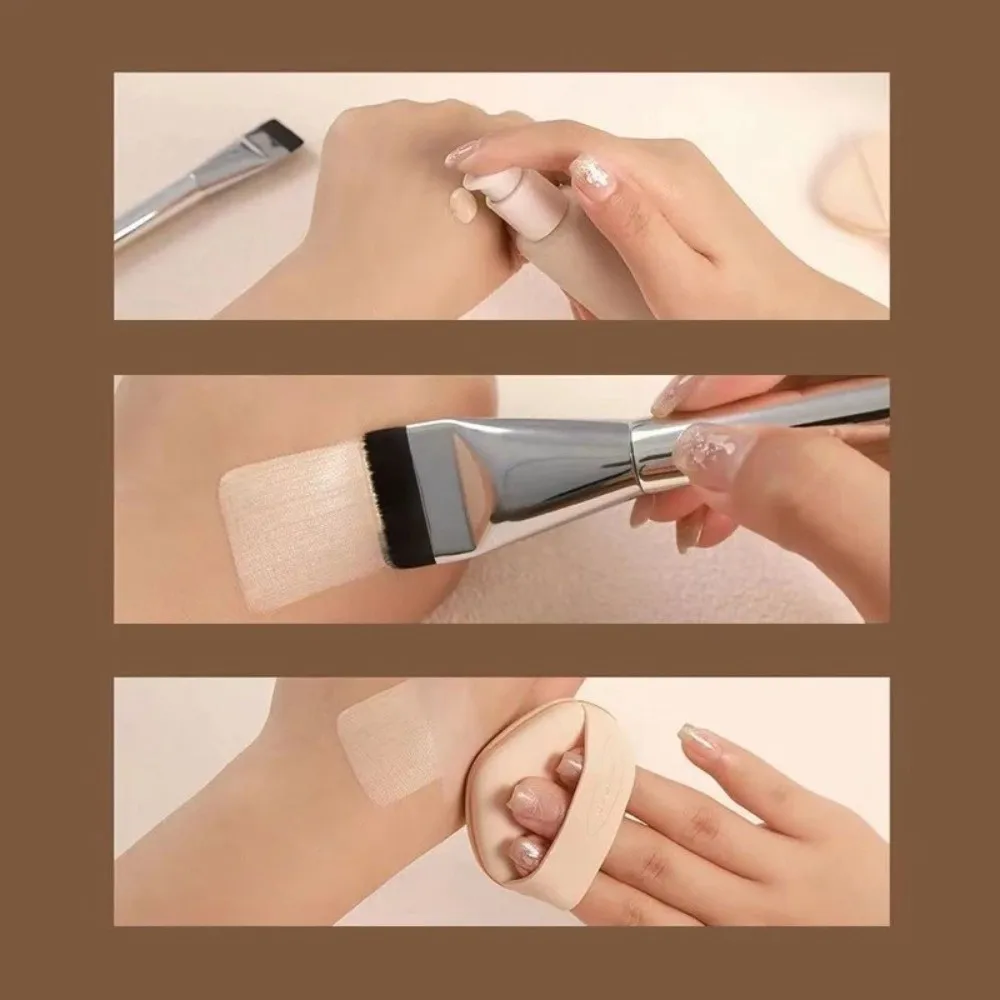Professional Stainless Steel Makeup Mixing Palette Ultra-Thin Spatula Included Cosmetic Beauty Tool One-Line Mask Brush Makeup