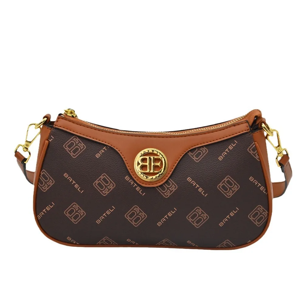 

Новая сумка с цветочным принтом - многосторонняя сумочка через плечо/плечо, винтажная сумка подмышки, элегантный подарок для женщин, модный аксессуар в стиле ретро