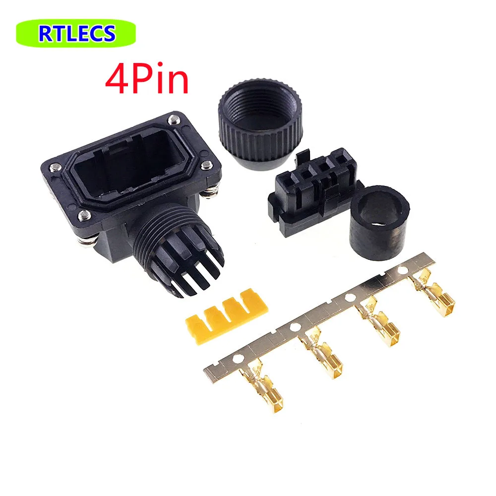 1/3/5/20/50Pcs Encoder Cable I/O Kit Micro Motor Servo Connector 2 4 8 Pin Receptacle Waterproof  IP67 Cross Part JN4F JN8F JN2F