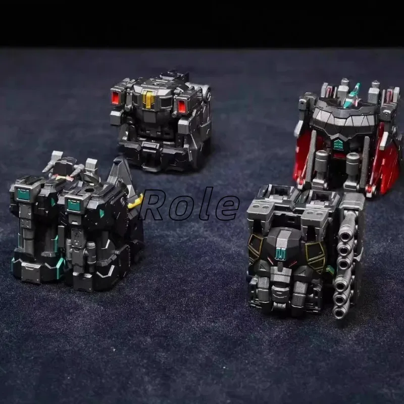 【Disponibile】 Lucky Cat Dino Megazord MC03B MC03Lung Wang Kai Sa Dinosauro scuro Troop Fusion Trasformazione Modello giocattolo