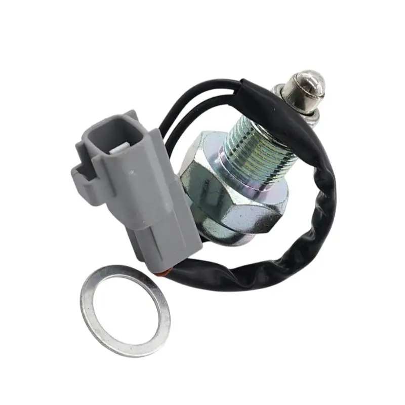 31BC Vehicle Reverse Light Switches 84210-52010 with Gray Connector Threaded Metal Body Washer and Black Wire for Backup Lamp