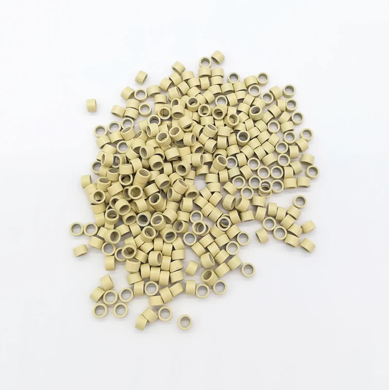 Micro Ring Screw Thread 3.5mmx2.0mm for Stick Hair Extension Fusion Screw Threaded Micro Ring Beads for Stick I Tip Hair