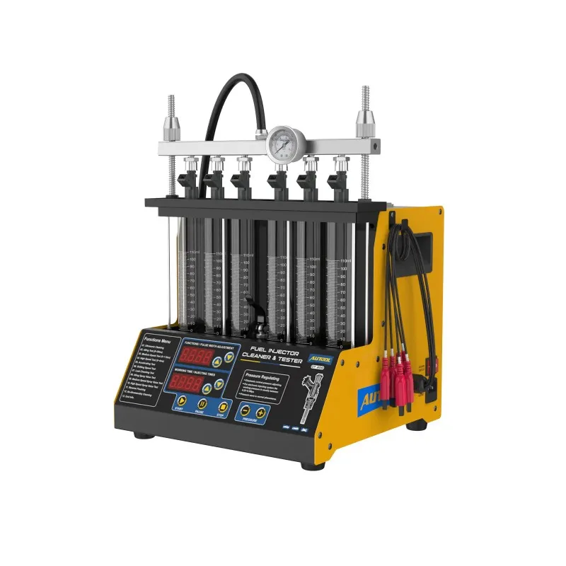 

Autool CT200 Impulse Injector Nozzle Cleaner Tester 110V/220V Ultrasonic Fuel Petrol for 6-Cylinder Cars Vehicle Tools