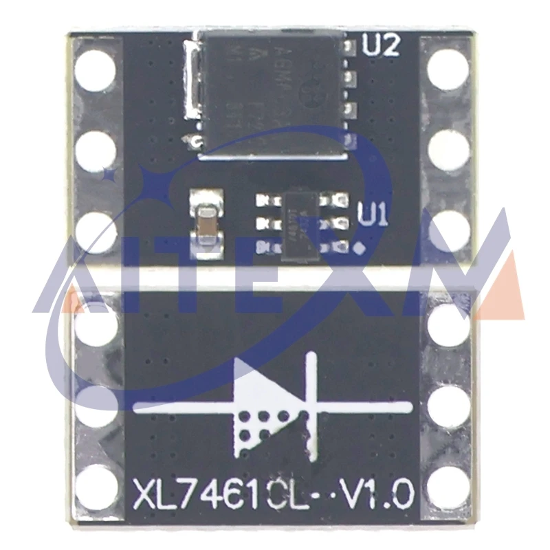 2PCS XL74610 Ideales Diodenmodul verfügt über einen speziellen Chip LM74610, um die Simulationsgleichrichterplatine 1,5V-36V 0mA 15A/30A zu simulieren