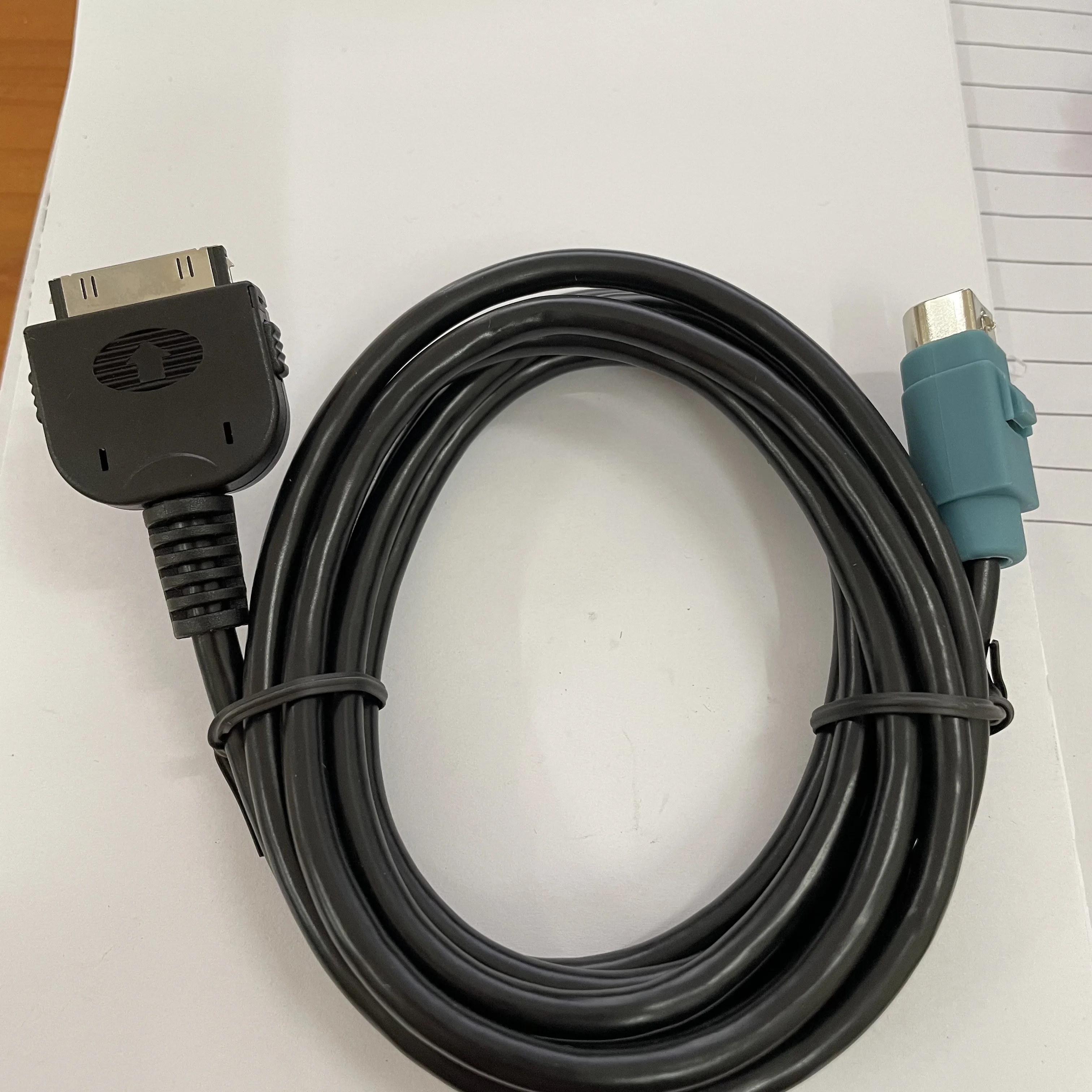 محول كابل سرعة جبال الألب كابل صوت AUX KCE-422i لأجهزة iPho. CDA-9852