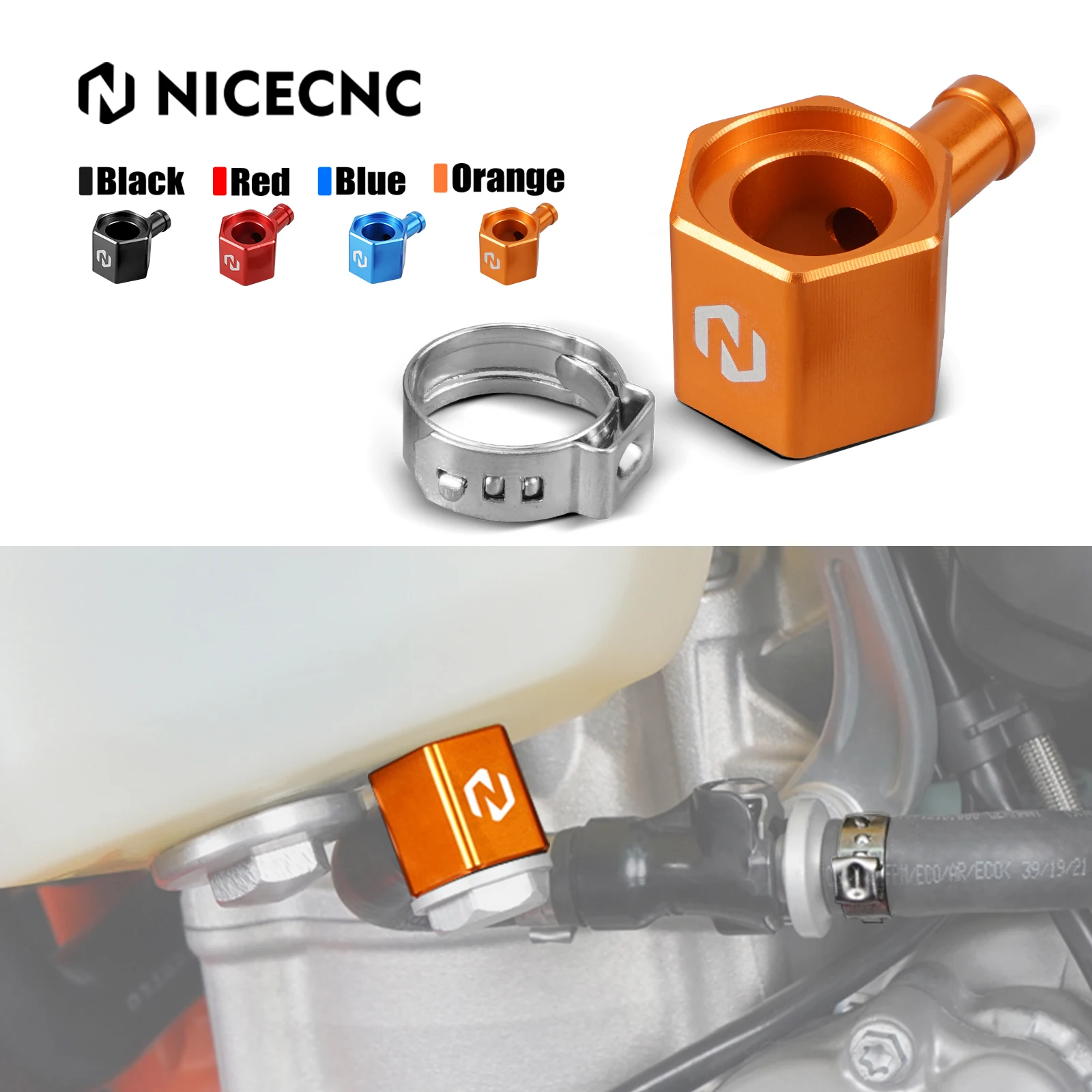 

NICECNC Fuel Line Tank Connector For KTM 250 300 XCW EXC XC 6Days TPi 150XCW 250 350 450 SXF XCF 2020-2022 250 300 XCW EXC 2023