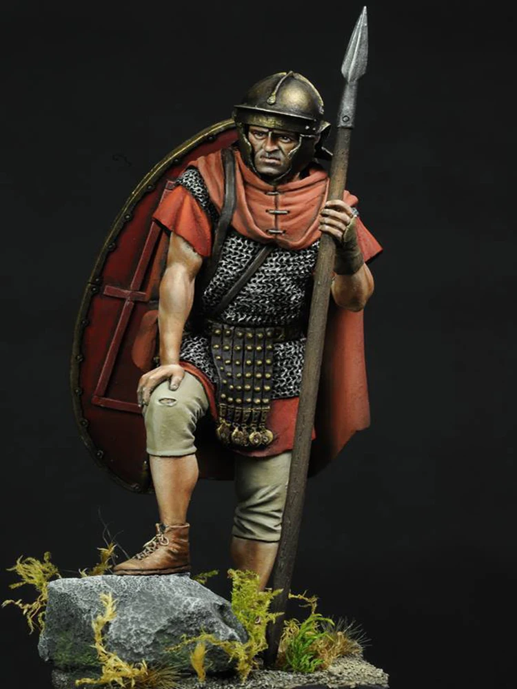 

1/24 75mm Auxiliary Dacian wars warrior 75mm Resin Model Miniature figure Unassembly Unpainted