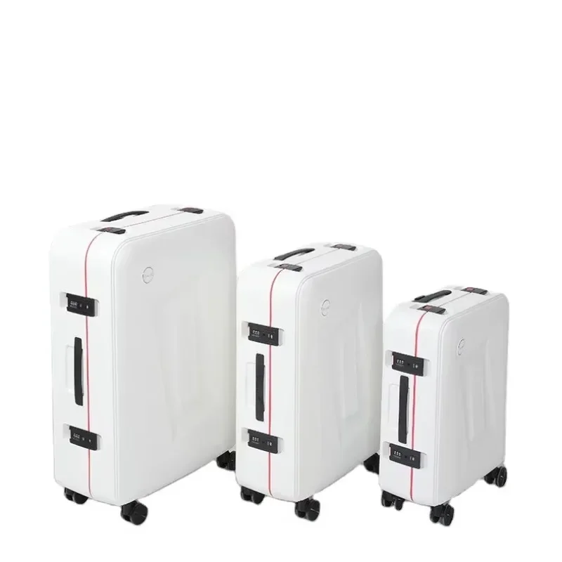 YX16733 Juego de maletas de equipaje de aluminio de alta calidad, piezas con cerradura aduanera, estuche rígido, maleta con ruedas duradera Valija, conjuntos de 3 piezas