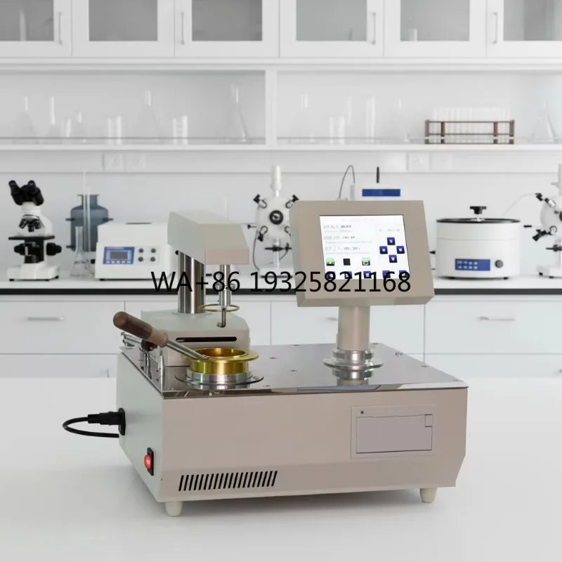 ISO 22719 Intelligent Lubricant Oil Opening Flash Point Tester Lab  Products Open Cup Flash Fire Point Testing Machine