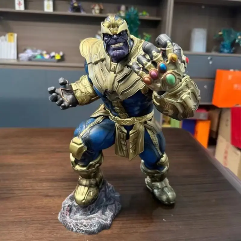 

36cm Marvel Avengers Thanos Action Figure PVC Statue Model Collectibles Desktop Decor Room Decoration Brithday Gift