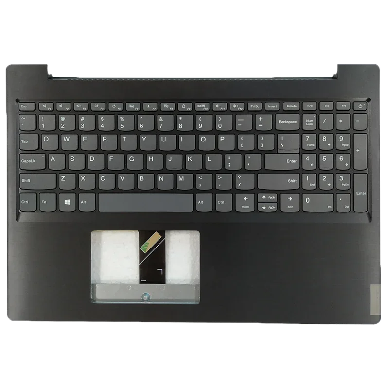 Imagem -02 - Teclado dos Eua para Lenovo Ideapad Palmrest Cover Upper Case Top Keyboard Black Silver Shell L34015 L340-15iwl L340-15api Novo