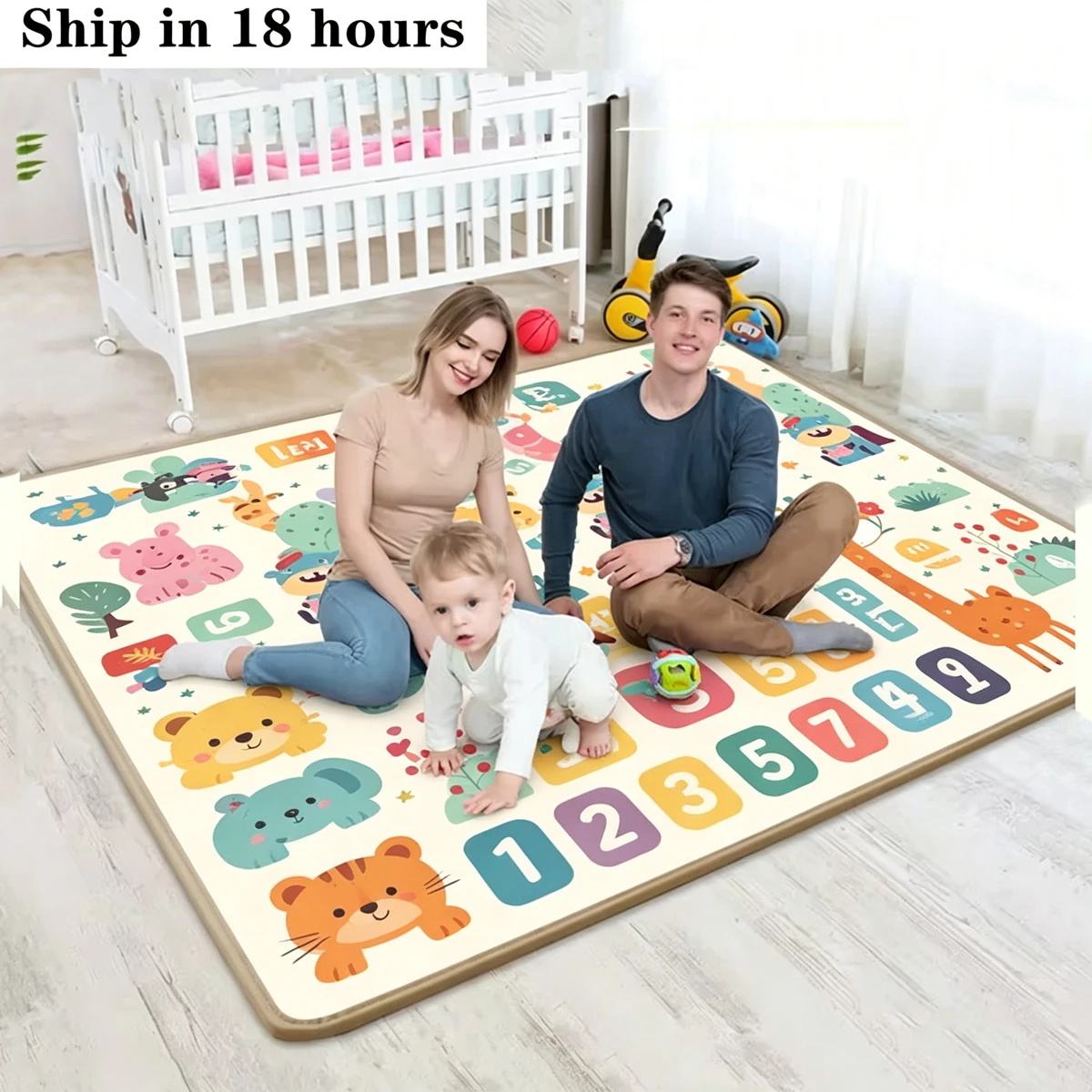 Folding Mat Carpet Rug Playmat - đánh giá và giá Kids Education Rug