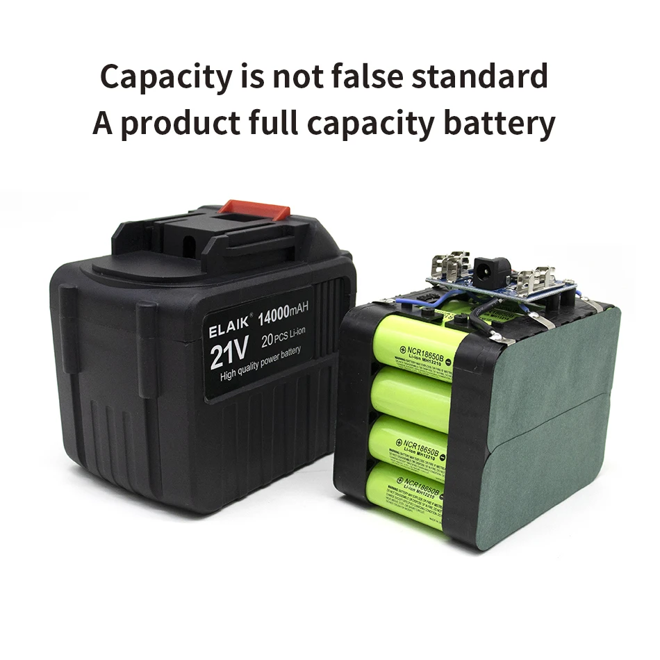 21V 14000mAh Rechargeable Battery Lithium Ion Battery High Capacity for Makita Electric Power Tool Battery