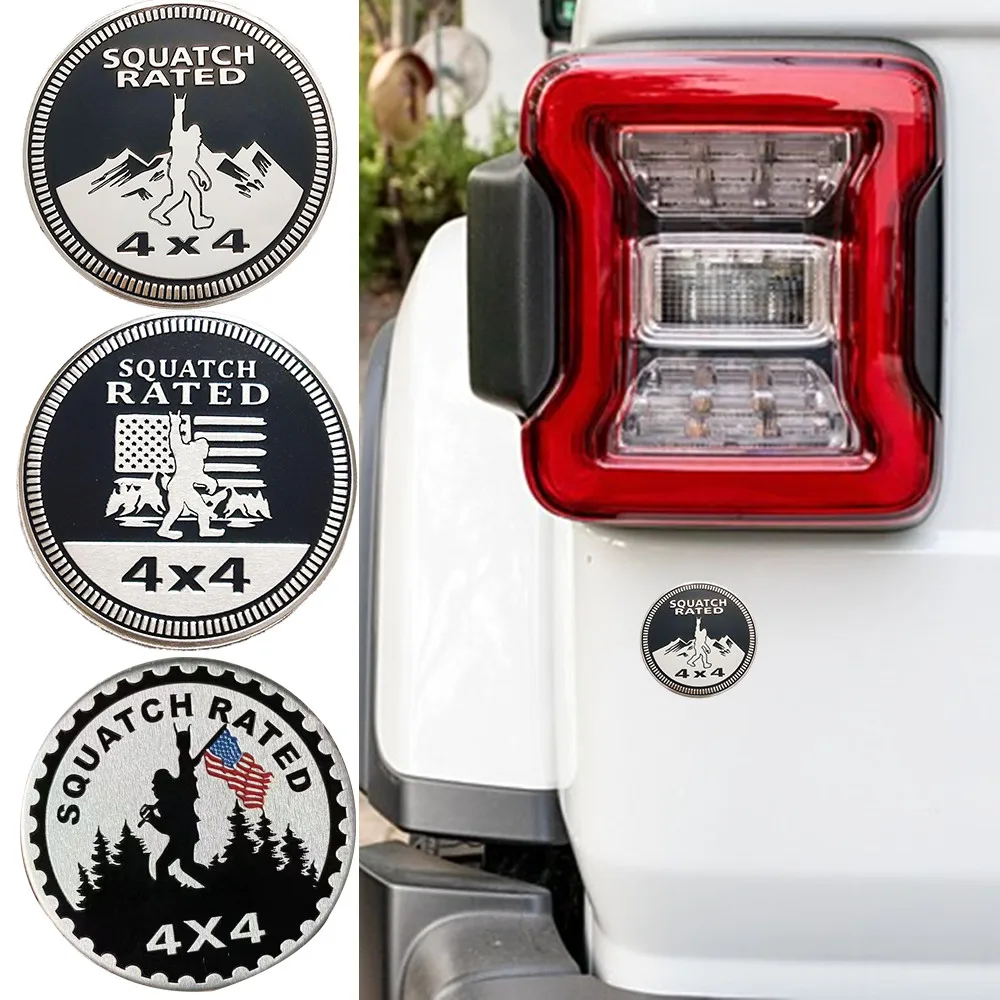Calcomanía de clasificación todoterreno 4x4 para Jeep Toyota mercedes-benz Land Rover-gran pie Wildman emblema calcomanía de vehículo al aire libre