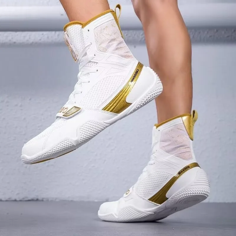 Hot Sale Men Women Wrestling Shoes Anti-Slippery Boxing Shoes Professional Gym Training Shoe Indoor Fighting Shoe Couples