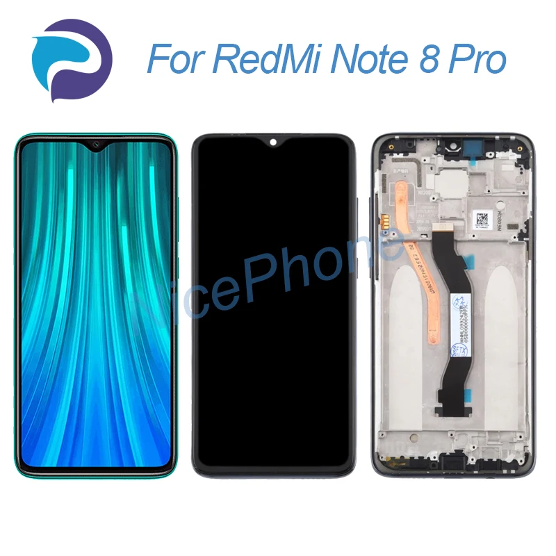 

for XiaoMi RedMi Note 8 Pro LCD Screen + Touch Digitizer Display 2015105, M1906G7I, M1906G7G RedMi Note 8 Pro LCD Screen Display