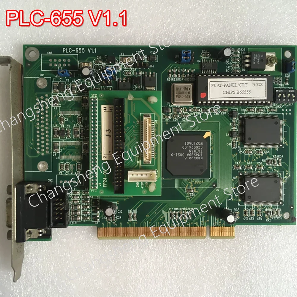 PLC-655 V1.1 Industrial equipment PCI graphics card FLAT-PANEL/CRT