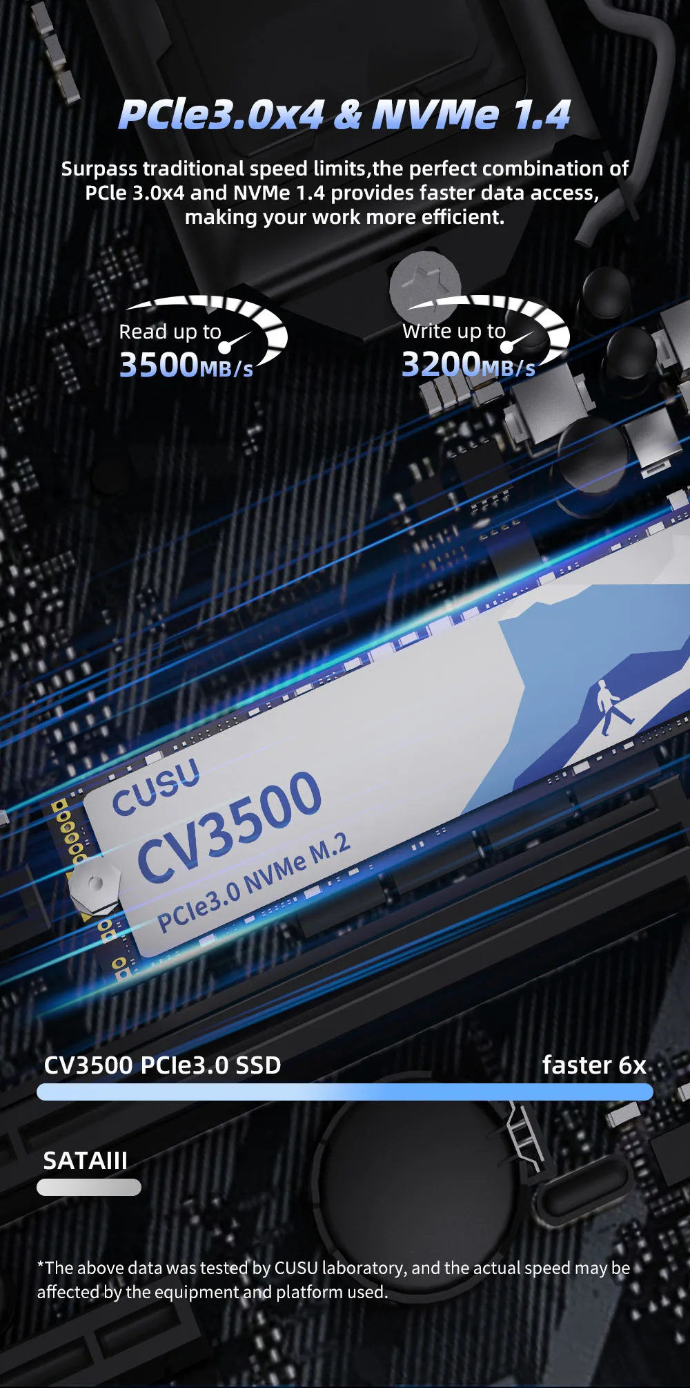 Cusu NVMe SSD 256gb 512gb 1tb 2tb M.2 PCIe 2280 disque SSD nmve m2